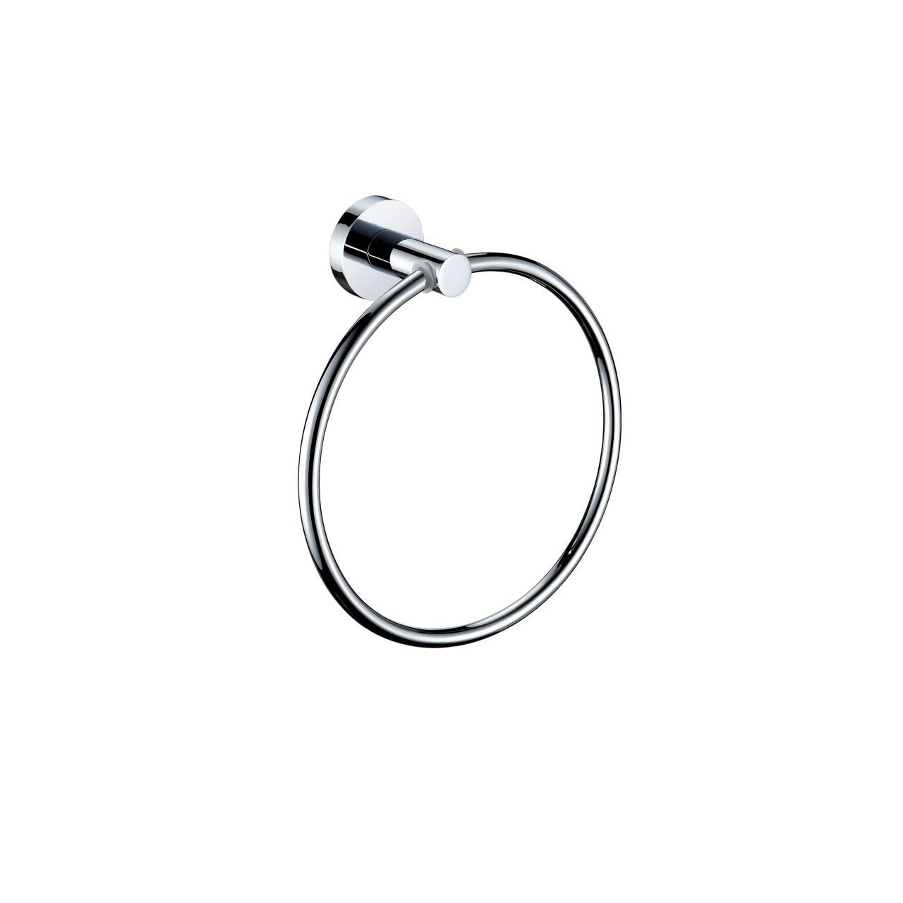 Bristan Round Towel Ring Brass Chrome Plated