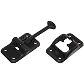 RV Designer E232-3.50" T-Style RV Entry Door Holder, Black | 3.50" T-style holder secures RV entry doors in the open position. RV repleacement part - Easy to install. Fasteners included.