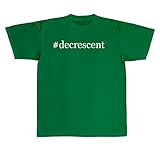 #decrescent - New Adult Men's Hashtag T-Shirt, Green, Large