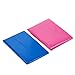 Juvale 10 Pack Disposable Kids Rain Ponchos with Hood, Clear Plastic Raincoats, Pink, Blue (40.5 x 37 In)