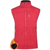 Koogycco Men's Cycling Jersey Sleeveless Winter Bike Shirts Vest Fleece Lined Light Softshell Windproof Sleeveless Jacket