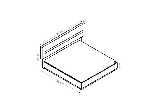 Milan Valencia Gloss White/Grey 4-Piece King Size Bedroom Set