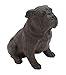 Deco 79 Polystone Bulldog Decorative Sculpture Distressed Sitting Home Decor Statue, Accent Figurine 10