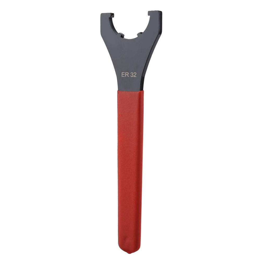 Oumefar Wrench Spanner, ER32 UM Wrench Collet Chuck Wrench Spanner Clamping Nut Wrench ER32 Wrench for Lathe Milling Engraving Machine Motor Accessories
