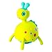 Fat Brain Toys Rollobie Baby Toy, Sensory Play Rattle for Infants and Toddlers, Green