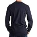Rasco Men's Henley T-Shirt: Pre-Washed FR Knit for Comfort - ATPV 10cal/cm2 - CAT 2 - Great for Oil, Gas, Electrical, Welding - Machine Washable - Certified for Safety - Navy
