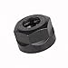Driak ER20-A Thread Size M25x1.5 Black A Type Collet Clamping Nut for CNC Milling Chuck Holder Lathe