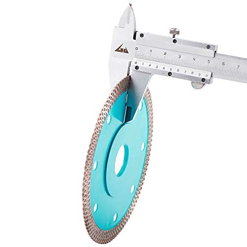 Peakit Dry Wet Tile Saw Blade 4 inch Porcelain Tile Cutter Ceramic Diamond Cutting Disc Mesh Rim Grinder Blade Wheel