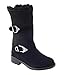 Ozwear UGG Classic Lady Metal Buckle Long Boots Black AU 8L/EU 39/ US8/ UK6