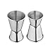 Professional Boston Cocktail Shaker Set | 4-Piece Bar Set | Stainless Steel 304 | 28oz/18oz Weighted Shaker Tins | Hawthorne Strainer | Double Sided Jigger | Recipe Booklet | Bartender Kit (Silver)