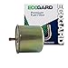 ECOGARD XF54497 Engine Fuel Filter - Premium Replacement Fits Subaru Loyale, GL, DL, XT, GL-10, RX, Brat