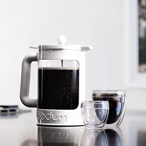 Bodum Bean Cold Brew Coffee Maker Set, 1.5 L/51 oz, White The Home