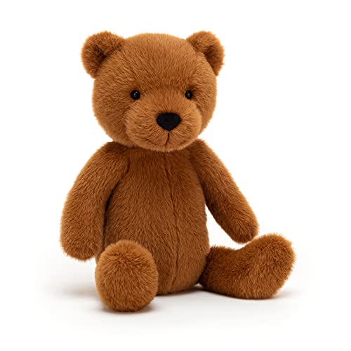 Jellycat Maple Bear Stuffed Animal, 9.5 inches - Teddy Bear Plush Toy - Classic Children's Gift