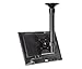 ATDEC TH-1040-CTS Telehook Drop Length Adjustable Ceiling Mount for Displays up to 55-Pound, 35.4-Inch or 900mm, Black