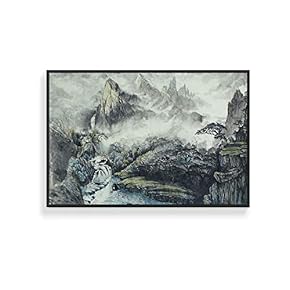 Framed Canvas Wall Art for Living Room, Bedroom Mountain Canvas Prints for Home Decoration Ready to Hang - 16x24 inches