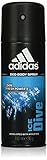 Adidas Ice Dive 24 Hours Fresh Boost Cool Tech Deodorant Body Spray for Men, 4 Ounce