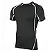 4ucycling Men Cool Quick Dry Baselayer Short Sleeve Compression T Shirts