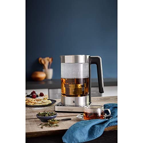 WMF Lono 2 in 1 Vario Wasserkocher mit Temperatureinstellung, 1,4-1,7 l, Teekocher, 3000 W, Wasserkocher Glas mit Teesieb, Warmhaltefunktion – Bild 6