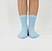 SRYL womens Super soft Combed cotton socks 3-Pairs,5-Pairs(Multicolor may choose) C310 (3 pairs-Light blue)