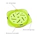PINJUM Slow Feeder Dog Bowls Fun Interactive Stop Bloat Dog Bowl Pet Non-Slip Drink Water Bowl Square Base Sky Blue