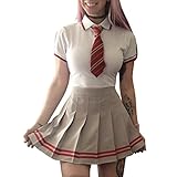 Littleforbig Adult Baby Onesie Diaper Lover (ABDL) Snap Crotch Romper Onesie Pajamas – Cosplay Magic School Onesie Red Set