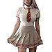 Littleforbig Adult Baby Onesie Diaper Lover (ABDL) Snap Crotch Romper Onesie Pajamas – Cosplay Magic School Onesie Red Set
