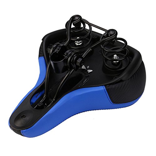 Vibola Bike Saddle Seat Wide Big Bum Bike Bicycle Cruiser Extra Comfort Sporty Soft Pad Saddle Seat