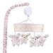 Lambs & Ivy Confetti Musical Baby Crib Mobile, Pink , 9.5x9.5x27 Inch (Pack of 1)