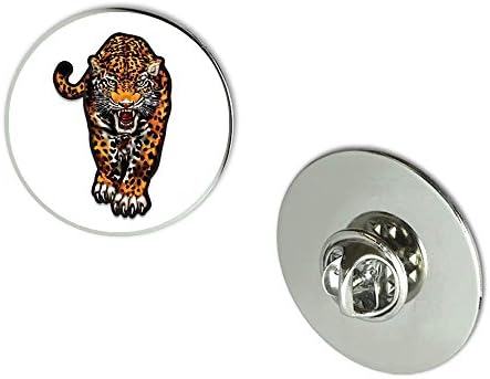 NYC Jewelers Jaguar Fierce Big Cat Colorful Metal 0.75" Lapel Hat Pin Tie Tack Pinback
