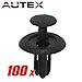 AUTEX 100pcs Fender Liner Fastener Rivet Push Clips Retainer Replacement for Mazda 323 626 929 CX-5 CX-7 CX-9/Mazda2/Mazda3/Mazda5/Mazda6/Miata Millenia MPV MX-3 MX-5 Miata MX-6 Protege RX-7 RX-8