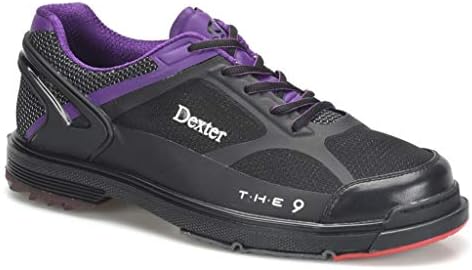 Dexter Mens The 9 HT Bowling Shoes- Black/Purple