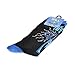 Nikola Tesla Socks, Blue, Black, 12-Jul