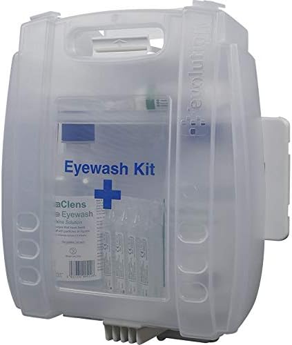 Safety First Aid Group Evolution Plus 2 x 500 ml Sterile Saline Eye Wash Kit with 8 Eyewash Pods and Mirror - Image 5
