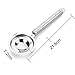 Egg Separator, Stainless Eggs Yolk White separators Long Handle, Silver