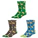 Nintendo The Legend Of Zelda Video Game Three-Pack Crew Socks