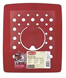Rubbermaid Sink Mat, Small, Red FG2993ARRED