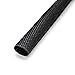 Pro Impact Cricket Bat Grip - No Slip Rubber Hand Grip Support - Extra Cushion Protection for Bats & Racquets - for Practice or Training Use (Black)