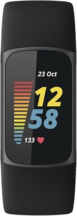 Fitbit Charge 5 Activity Tracker with 6-Month Premium Included Black Graphite view 2