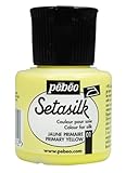 Pebeo Setasilk Silk Painting 45-Milliliter Bottle, Primary Yellow