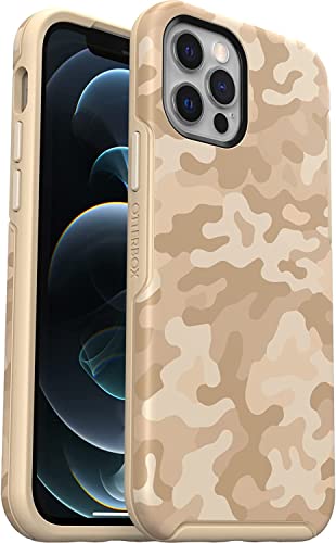 OtterBox Symmetry Series Case for iPhone 12 & iPhone 12 PRO (ONLY) Non-Retail Packaging - (Sand Storm Camo (Brown))