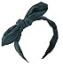 Qiabao 5 Pack Assorted Wire Bow Tie Hard Headband Hair Band for Women