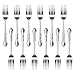 New Star Foodservice 58642 Stainless Steel Rose Pattern Dinner Fork, 7.2-Inch, Set of 12... primary