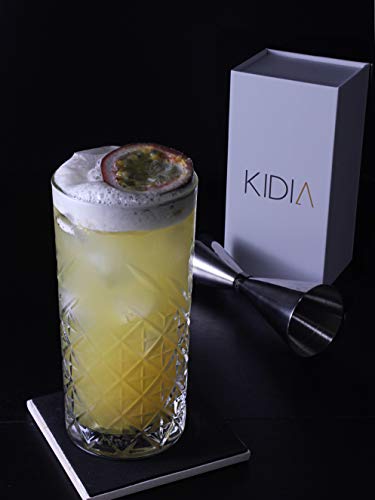Kidia Doppel Jigger - Doppelter Cocktail-Messbecher mit 1 oz & 2 oz Füllinhalt - 304 Edelstahl mit Chromüberzug… – Bild 7