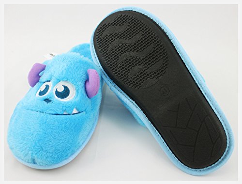 Disney Pixar's Monsters Inc. Sulley Face Furry House Slippers (10.5 Men) - Image 3