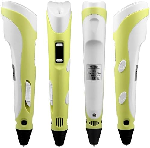 LED Adult Child Kids 3D Printing Drawing Pen with Filament