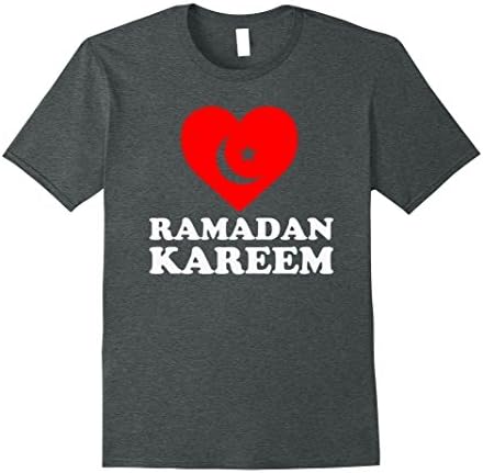 Mens Ramadan Kareem T-Shirt for All The Muslim Brothers &amp; Sisters 2XL Dark Heather