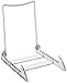 Gibson Holders Large 3PL Display Stand Clear Base/White Wire, Pack of 2