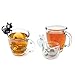 Joie Black and White Meow Tea Infuser 2-Pack