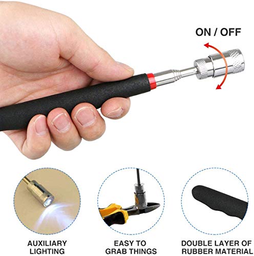 image for Fstop Labs 6 Pieces Magnetic Pick-up Grabber Tool including 15 lb/ 10 