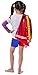 J-J DECO Kids Girls Coat Shorts Tops Set Halloween Costume